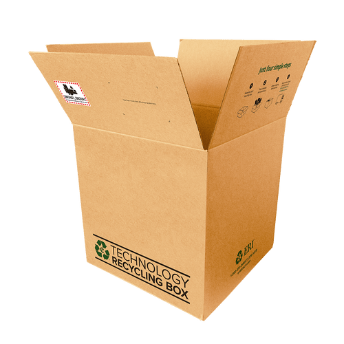 Large Electronics Recycling Box - Serialized