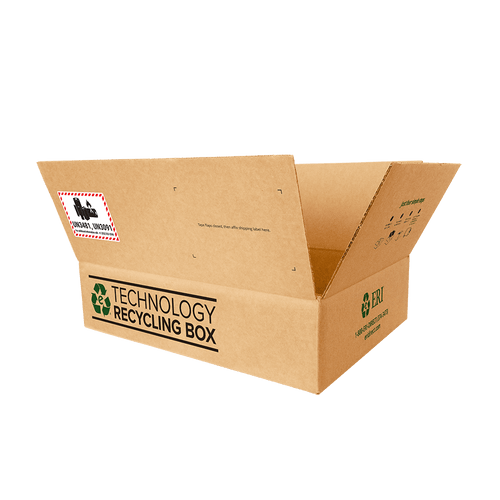 Medium Electronics Recycling Box - Serialized