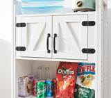 Space Saving Dorm Room Storage Over the Mini Fridge Cabinet Shelf College Student Must Haves Small Apartment Furniture