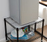 College Furniture Apartment Kitchenette Setup Space Saving Dorm Organization Ideas Mini Fridge Storage Cart with Drawers and Wheels