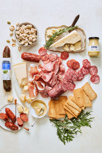 Italian Charcuterie Meat and Cheese Gift Basket Italian Charcuterie Meat and Cheese Gift Basket