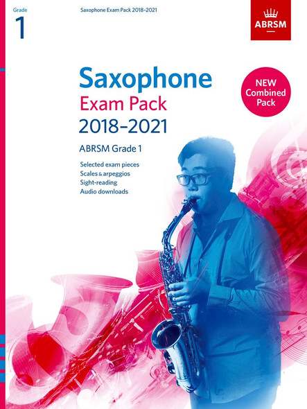 ABRSM Exam PK 2018-21 Grade 1 SAX/PF BK/AUD 