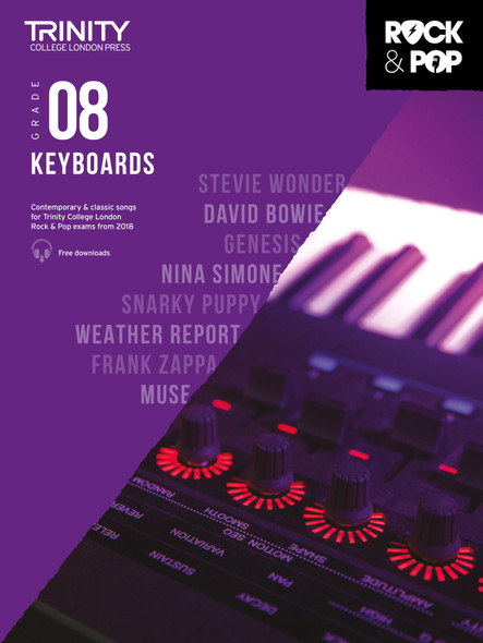 Trinity Rock & Pop 2018 Keyboards - Grade 8 BK/AUD 