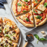 Pizza made with Gluten-Free Bread and Pizza Mix, image opens a dialog.