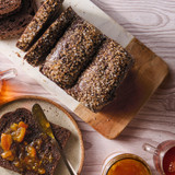 Chocolate milk bread made in the  King Arthur Perfect Gluten-Free Loaf Pan, image opens a dialog.
