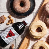 Apple cider baked doughnuts with maple glaze made with Vermont Boiled Cider, image opens a dialog.