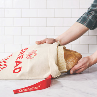 Reusable Bread Bag with bread