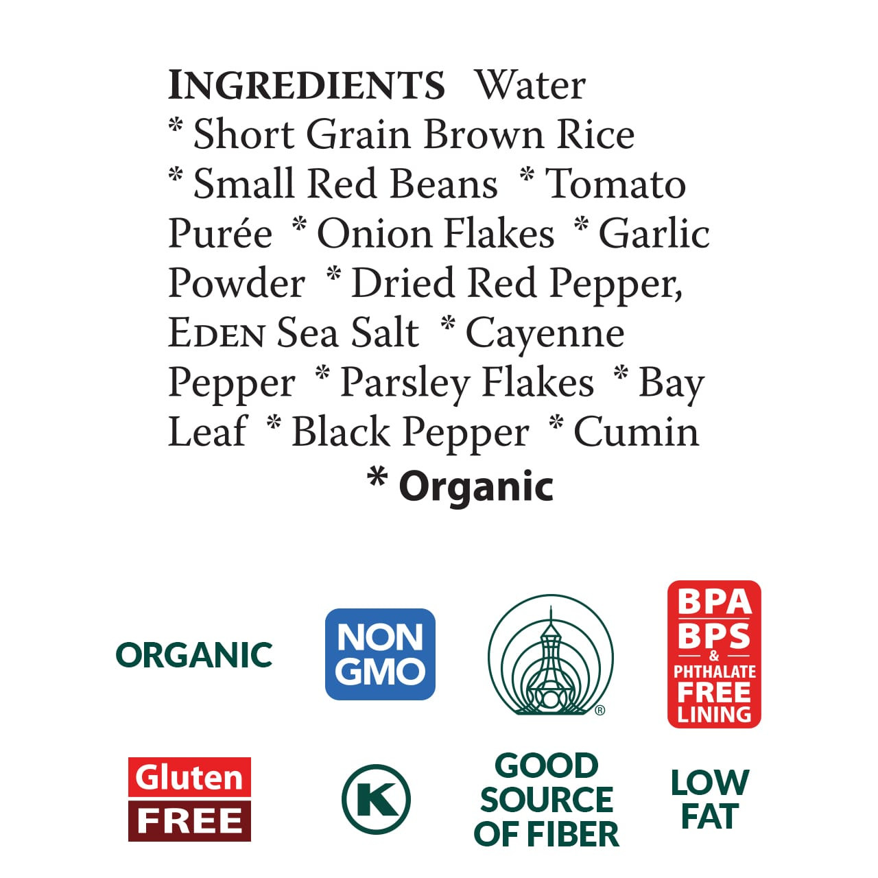 Cajun Rice & Small Red Beans, Organic