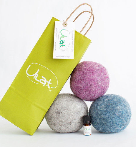 Wool Dryer Balls with Essential Oil