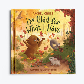 An image of the cover of Rachel Cruze's book I'm Glad for What I Have