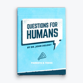 An image of the Questions for Humans by Dr. John Delony: Parents and Teens deck